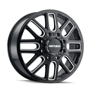 Mayhem – COGENT DUALLY – Black – 20″x8.25″ 115mm – Summer Wheels – 8107D-2870BMF115